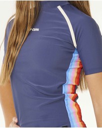 Rip Curl - Surf Revival Short Sleeve Rash Vest - Kids
