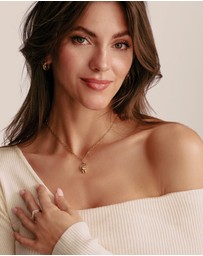 THOMAS SABO - THOMAS SABO Charm Necklace Paperclip Gold