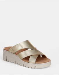 Vionic - Uptown Sunset Wedge - Gold