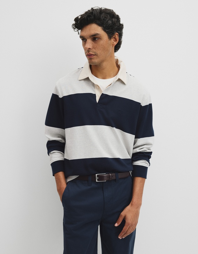 Country Road - Australian Cotton Stripe Rugby Polo