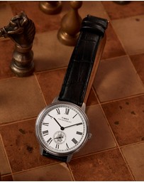 TIMEX - Waterbury Metropolitan Sub-Second 39mm Leather Strap Watch