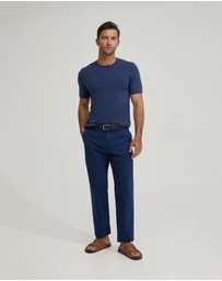 Oxford - Theodore Crew Neck Knitted T-Shirt