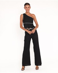 Petal & Pup - Lacy Pant Set - Black