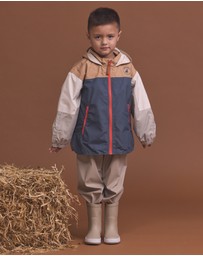 Crywolf - PACKABLE JACKET Ash Colourblock