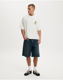 Cotton On - Cropped Fit Music T-Shirt