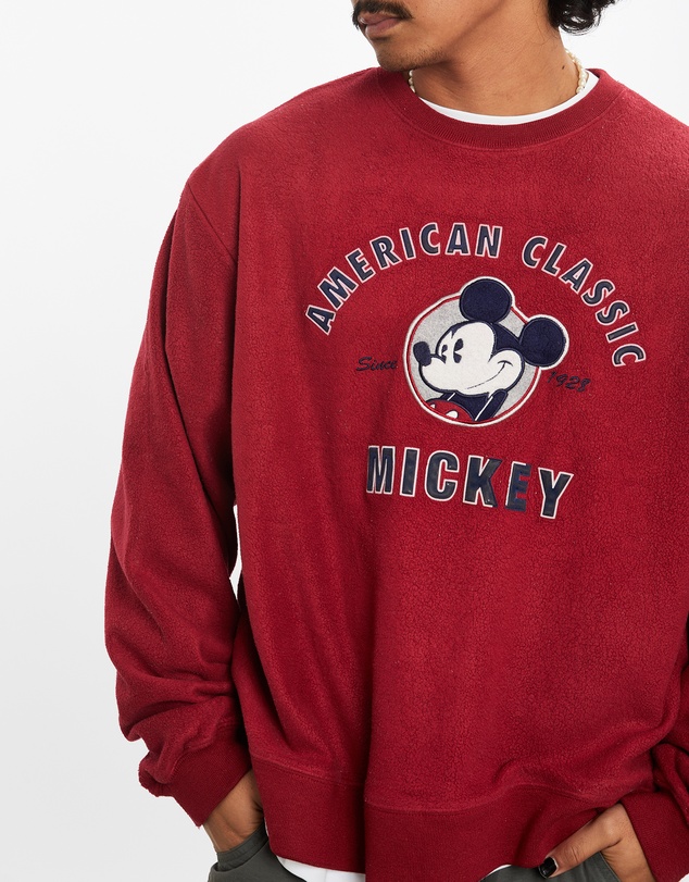 Vintage by The Real Deal - Pre Loved - 90s Disney Mickey Mouse Fleece Sweatshirt