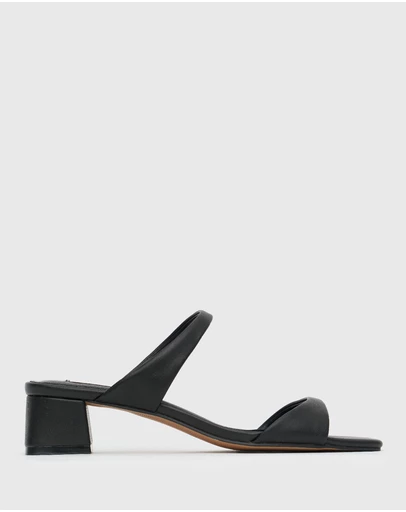 Betts - Wider Fit Argo Block Heel Mule Sandals