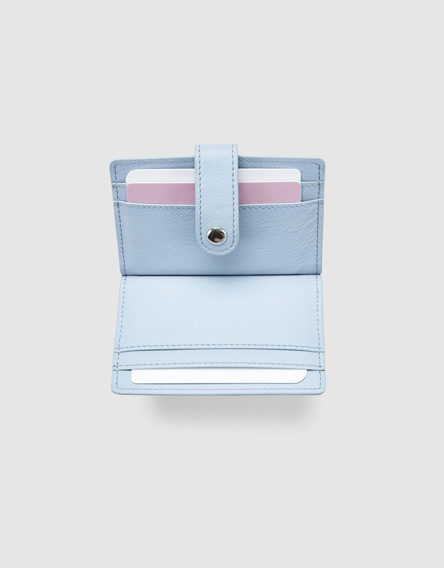 Globite - Leather RFID Card Holder Snap Button