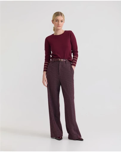Oxford - Raven Metallic Stripe Knit