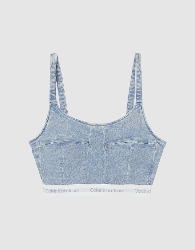 Calvin Klein Jeans - Denim Bustier Top