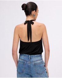 Minima Esenciales - Mollie Jersey Halter Bodysuit