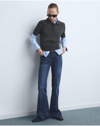 M.N.G - Violet Flared High-Rise Jeans