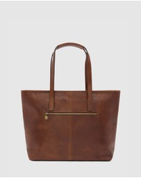 Florence - The Beatrice Matt Brown Leather Tote Work Bag