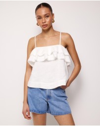 AERE - Ruby Linen Top