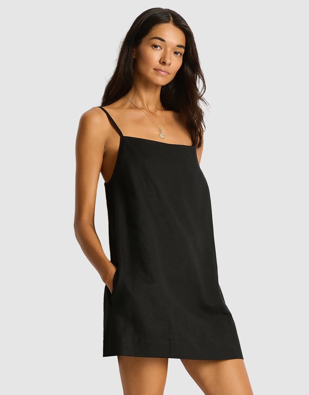 Sea Level Australia - Shore Linen Shift Short Dress
