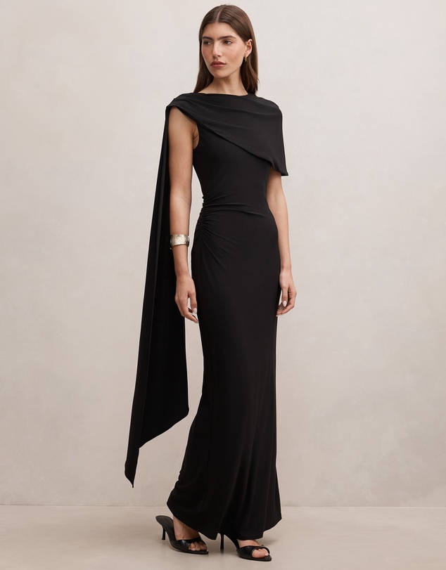 Forever New - Kosa Cape Scarf Maxi Dress
