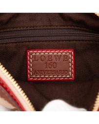 Pre-Loved by Azura Reborn - Pre-Loved 160th Anniversary Suede Trimmed Canvas Shoulder Bag