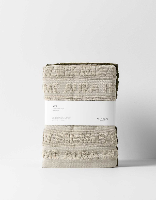 Aura Home - Ava Australian Cotton Tea Towel Pack of 2