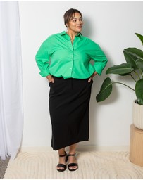 Love Your Wardrobe - Tyra Bengaline Midi Skirt