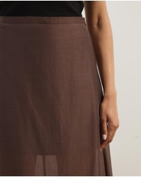 Atmos&Here - Lola Organza Sheer Maxi Skirt