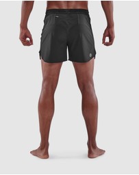 SKINS - SKINS Men's 3-Series Activewear Run Shorts Black