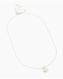 Lovisa - Waterproof Stainless Steel Large Bubble Letter S Necklace