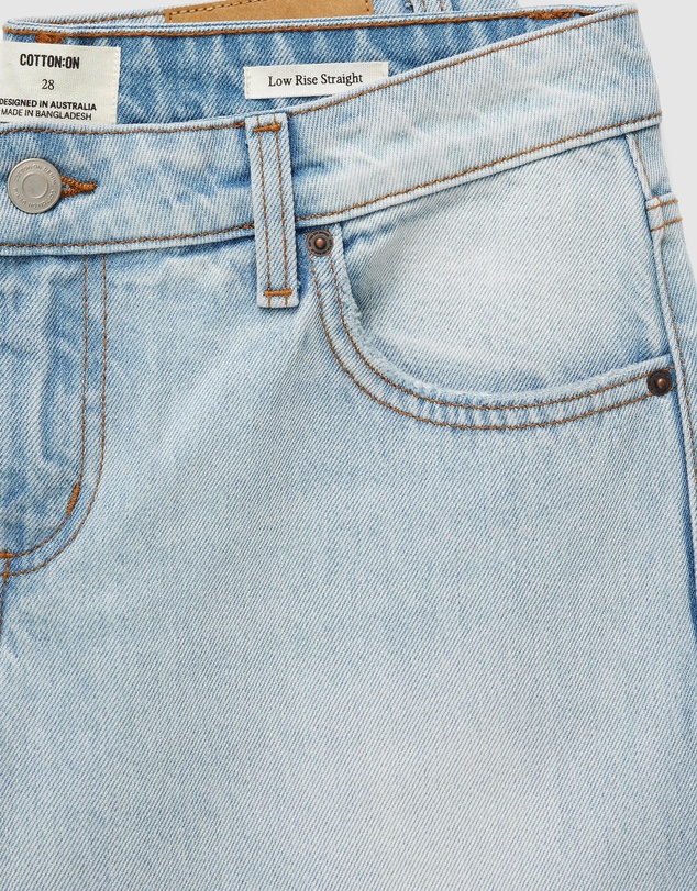 Cotton On - Low Rise Straight Jeans
