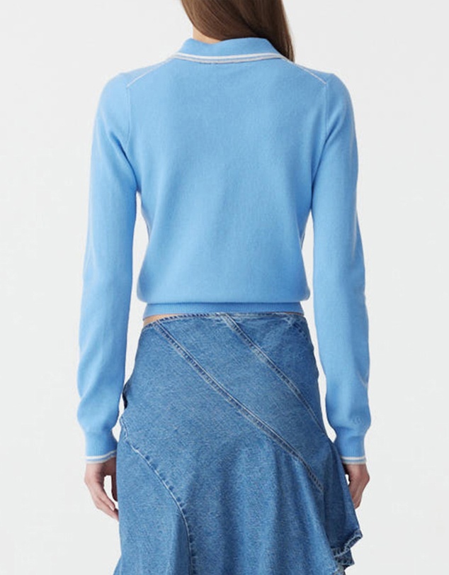 Bassike - Long Sleeve Polo Knit