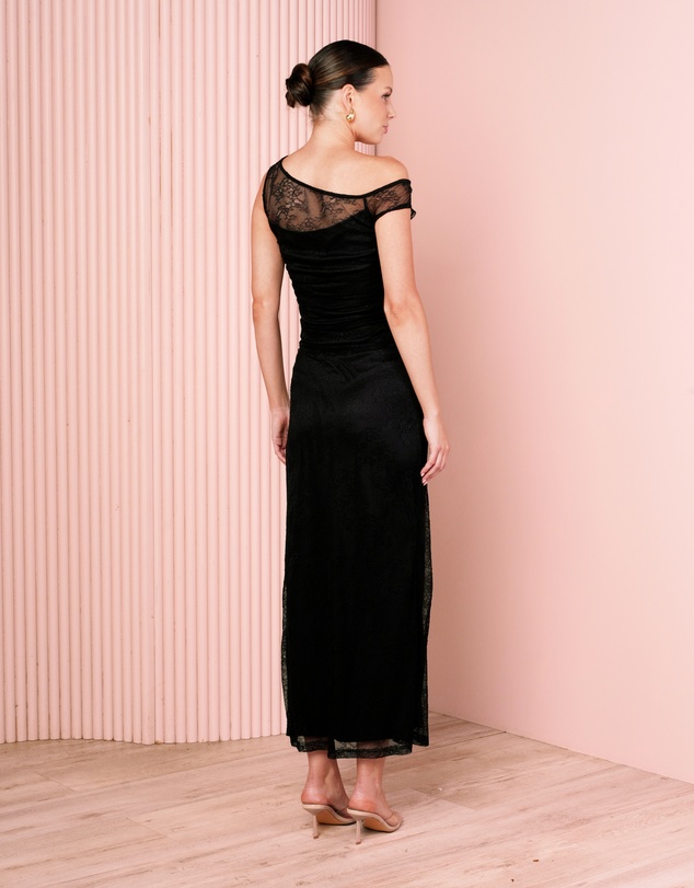 Azzurielle - Blair Off Shoulder Maxi Dress