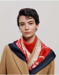 Trenery - Iluna Silk Scarf in Marshmallow