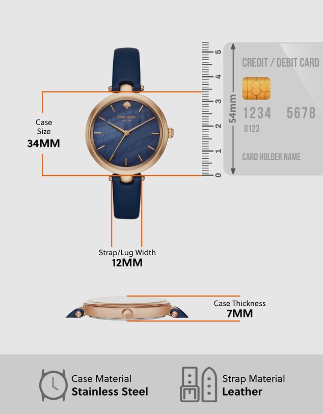 Kate Spade - Holland Blue Analogue Watch