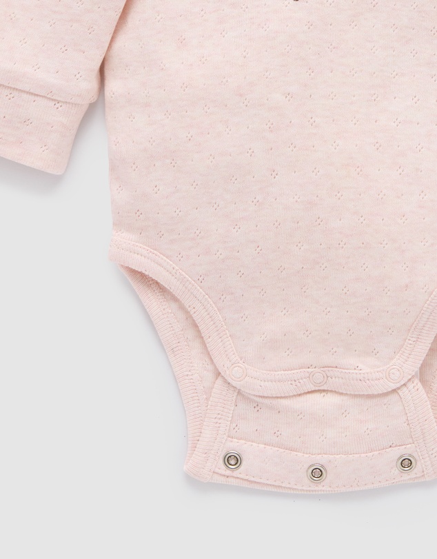 Purebaby - Applique Bodysuit -Kids-Babies