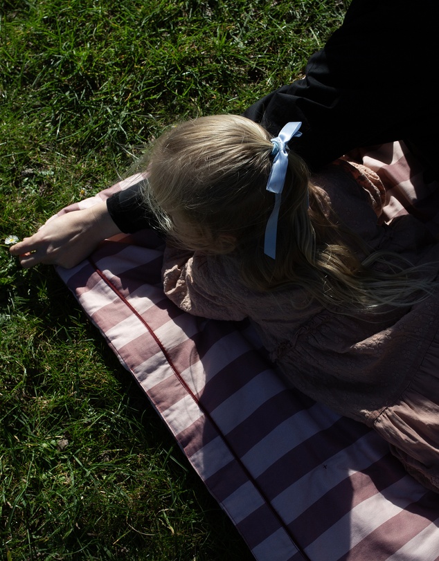 Phile - Striped Play Mat – Pink