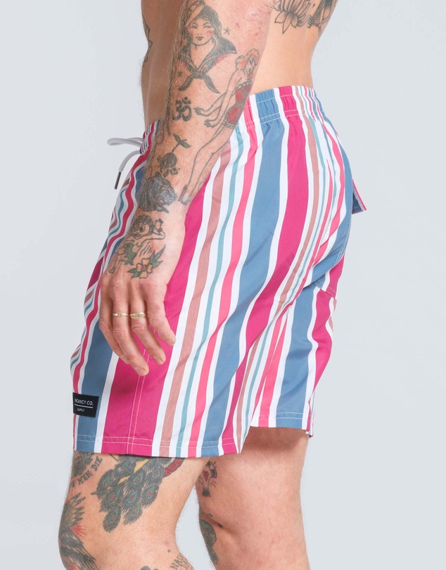 Vacancy Co - Candy Stripe Swim Short