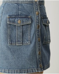 Atmos&Here - Harlow Pocket Denim Skirt