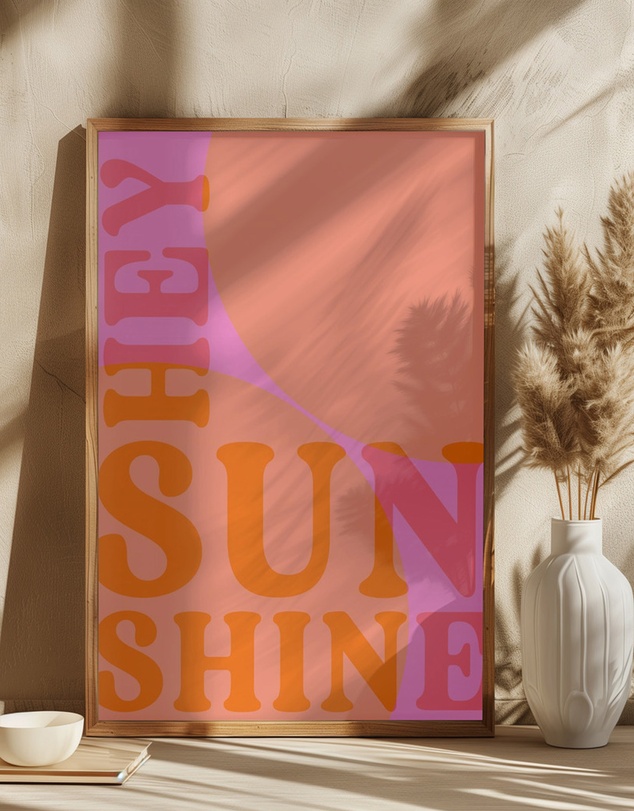 Olive et Oriel - Hey Sunshine by Treechild Art Print