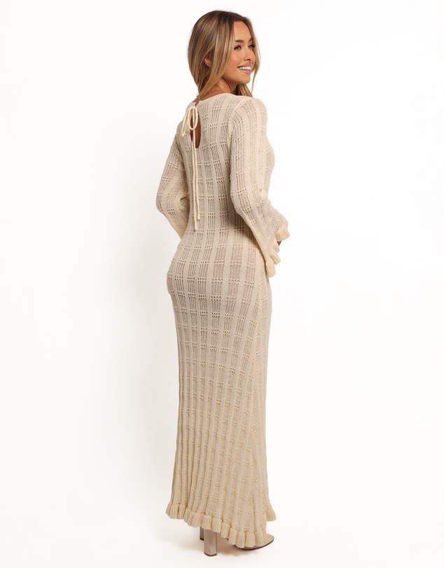Petal & Pup - Colter Long Sleeve Maxi Dress - White