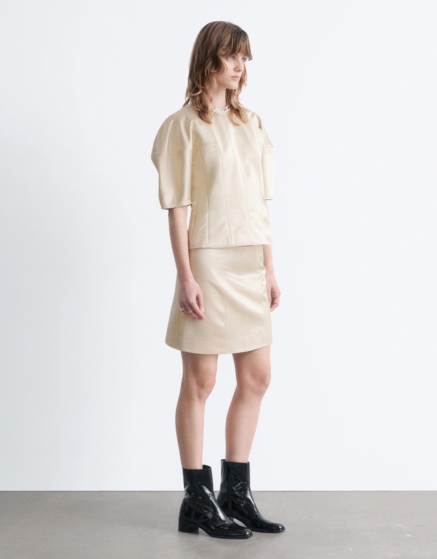 & Other Stories - Satin Mini Skirt