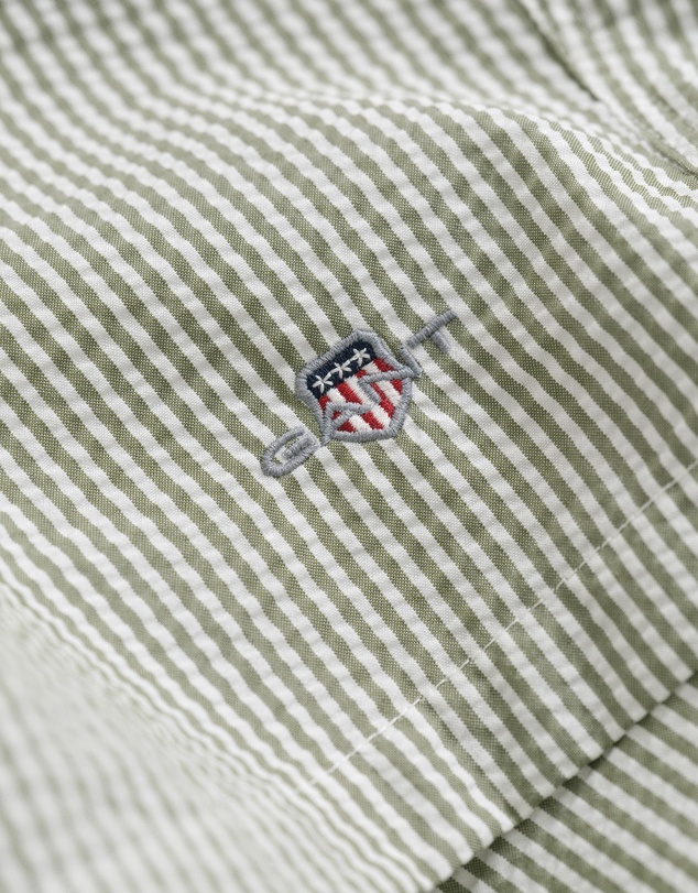 Gant - Striped Seersucker Swim Shorts