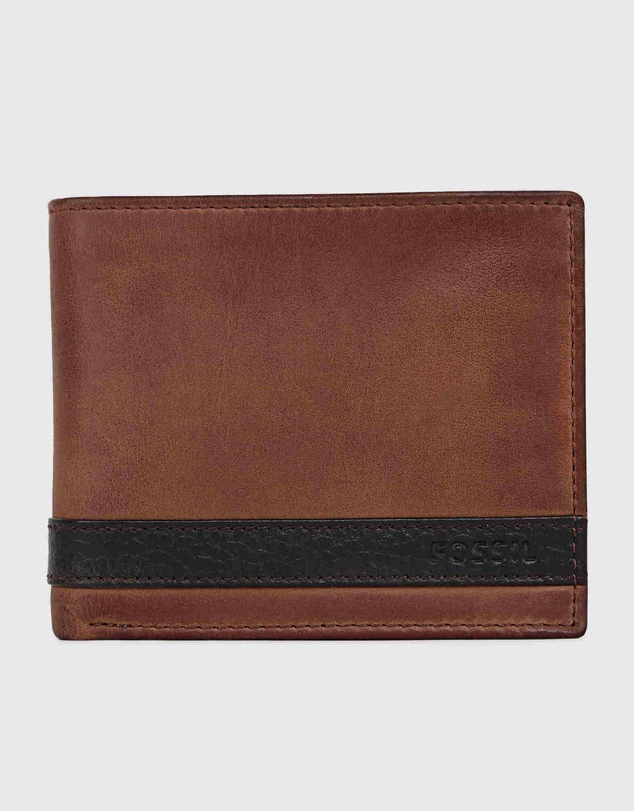 Fossil - Quinn Brown Large Coin Pocket Bifold