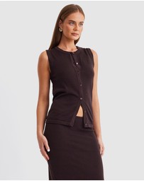 SNDYS - August Button Up Vest