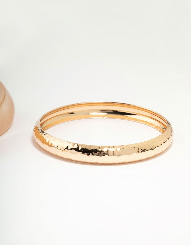Lovisa - Gold & Acrylic Bangles 3-Pack