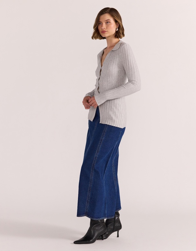 Staple the Label - Marlow Ribbed Polo Top