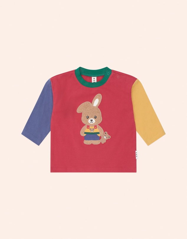 Huxbaby - Colour Block Bunny Top - Babies-Kids