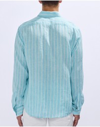 Marcs - Felix LS Stripe Linen Shirt