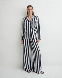 BONDI BORN - Orta Silk Palazzo Pant