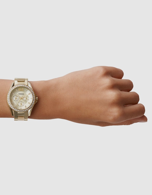 Fossil - Riley Gold-Tone Analogue Watch