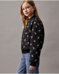 Calvin Klein Jeans - Girls Reversible Teddy Bomber Jacket