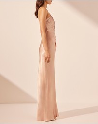 Shona Joy - La Lune Asymmetrical Gathered Maxi Dress