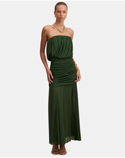 Forever New - Lyra Bandeau Draped Maxi Dress